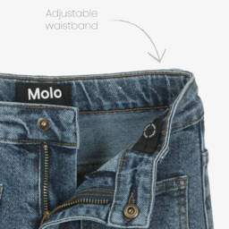 Molo-جينز بأرجل واسعة دنيم لون أزرق للبنات | Childrensalon Outlet