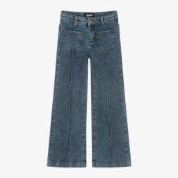 Molo-جينز بأرجل واسعة دنيم لون أزرق للبنات | Childrensalon Outlet