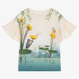 Molo-Хлопковая футболка с прудом | Childrensalon Outlet