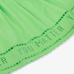 Molo-فستان صيفي قطني زمردي للبنات | Childrensalon Outlet