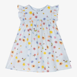 Molo-فستان بناتي مزهر من القطن العضوي النقي | Childrensalon Outlet