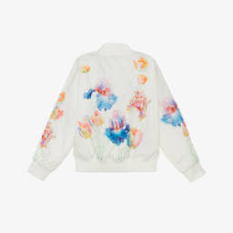 مولو-جاكيت ساتان مزهر للبنات بلون جليدي | Childrensalon Outlet