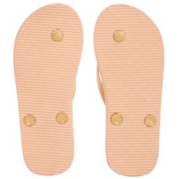 Molo-Girls Gold Hawaiin Flip-Flops | Childrensalon Outlet