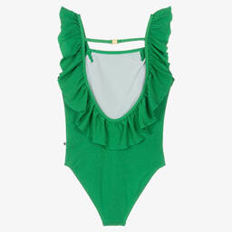 Molo-Зеленый купальник с рюшами (UPF50+) | Childrensalon Outlet
