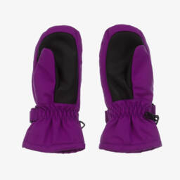 Molo-Girls Insulated Ski Mittens, Warm Purple | Childrensalon Outlet