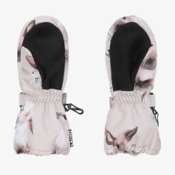 Molo-Кремовые термоперчатки с зайчиком для девочек | Childrensalon Outlet