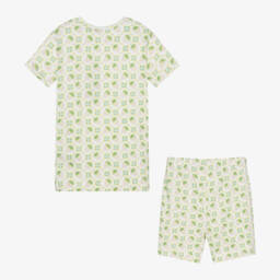 Molo-ملابس نوم قطنية عاجية للبنات بنقشة التوت | Childrensalon Outlet