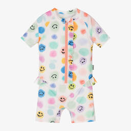 مولو-طقم واقي من الشمس لون عاجي للبنات (UPF50+) | Childrensalon Outlet