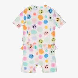 مولو-طقم واقي من الشمس لون عاجي للبنات (UPF50+) | Childrensalon Outlet