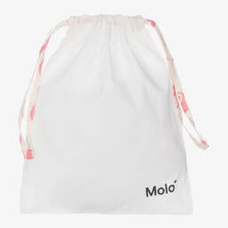 Molo-Girls Ivory Organic Cotton Short Pyjamas | Childrensalon Outlet