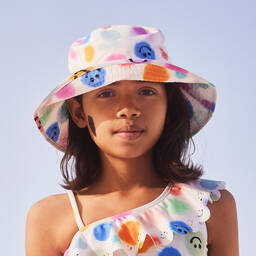 Molo-قبعة لون عاجي للبنات (UPF50+) | Childrensalon Outlet