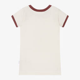 Molo-Кремовая хлопковая футболка для девочек | Childrensalon Outlet