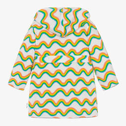 مولو-روب حمّام هودي قطن عضوي جيرسي لون عاجي للبنات | Childrensalon Outlet