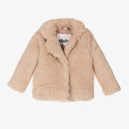 Molo-Кремовая куртка из искусственной овчины | Childrensalon Outlet