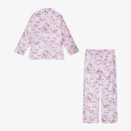 Molo-Girls Lavender Kitten Print Nightwear | Childrensalon Outlet