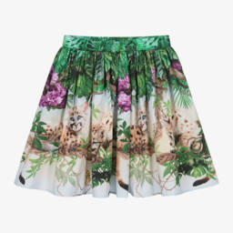 Molo-Юбка из хлопка с листовым узором для девочек | Childrensalon Outlet