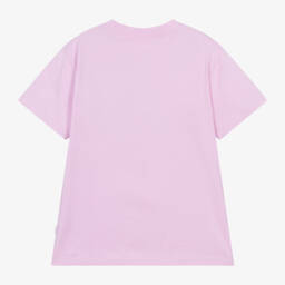 Molo-Girls Lilac Smile Cotton Tee | Childrensalon Outlet