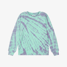 Molo-Свитер мятный и сиреневый тай-дай для девочек | Childrensalon Outlet