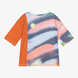 Molo-Оранжево-голубой спортивный топ для девочек | Childrensalon Outlet