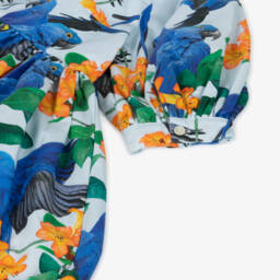 Molo-Girls Organic Cotton Birdie Dress | Childrensalon Outlet