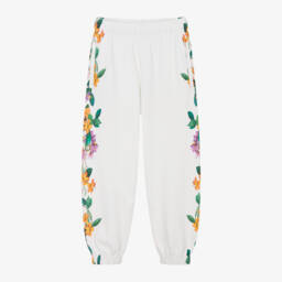 Molo-Хлопковые брюки с цветочным принтом для девочек | Childrensalon Outlet