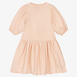 Molo-فستان قطن عضوي لون زهري فاتح | Childrensalon Outlet