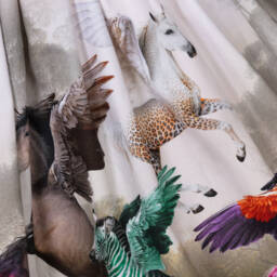 Molo-Girls Pale Pink Pegasus Dress | Childrensalon Outlet