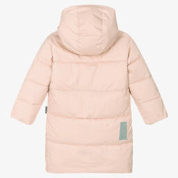 Molo-Girls Pale Pink Puffer Coat | Childrensalon Outlet