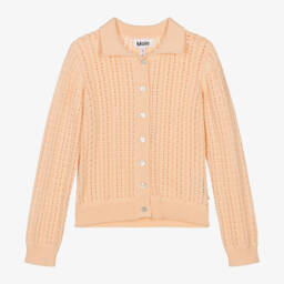 Molo-Girls Peachy Cotton Knit Sweater | Childrensalon Outlet