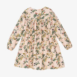 Molo-Girls Pink Cotton Dress | Childrensalon Outlet