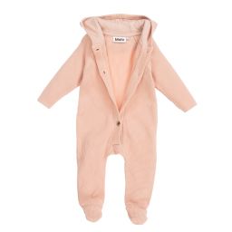 مولو-أوفرول للخروج قطن عضوي لون زهري للمولودات | Childrensalon Outlet