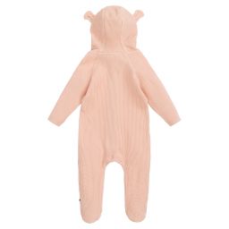 مولو-أوفرول للخروج قطن عضوي لون زهري للمولودات | Childrensalon Outlet