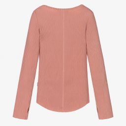 Molo-Girls Pink Cotton Top | Childrensalon Outlet