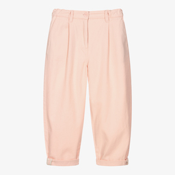 Molo-بنطلون قطن تويل لون زهري باهت للبنات | Childrensalon Outlet