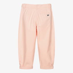 Molo-بنطلون قطن تويل لون زهري باهت للبنات | Childrensalon Outlet