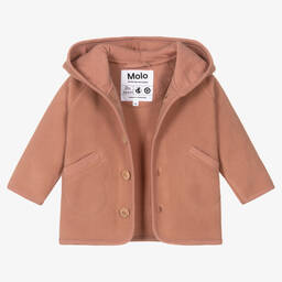 Molo-Розовая флисовая куртка для девочек | Childrensalon Outlet