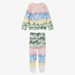 Molo-Girls Pink Floral Organic Set | Childrensalon Outlet