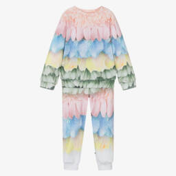 Molo-Girls Pink Floral Organic Set | Childrensalon Outlet
