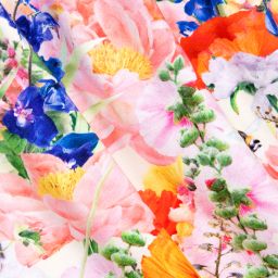 Molo-Girls Pink Floral Ruffle Skirt | Childrensalon Outlet