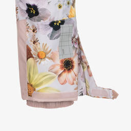 Molo-Розовые лыжные брюки с цветами | Childrensalon Outlet