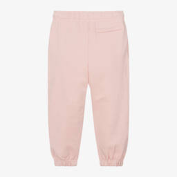 Molo-Girls Pink Organic Cotton Joggers | Childrensalon Outlet