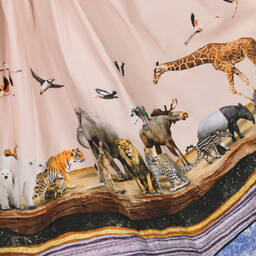 Molo-Розовое платье с полосками Savannah | Childrensalon Outlet