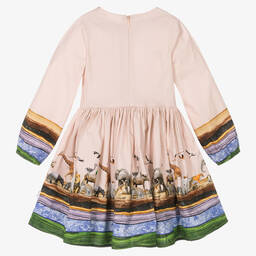 Molo-Розовое платье с полосками Savannah | Childrensalon Outlet