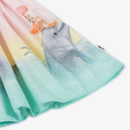 Molo-Girls Playful Pink Dolphin Dress | Childrensalon Outlet