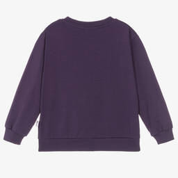 Molo-Girls Purple Cotton Horses Top | Childrensalon Outlet