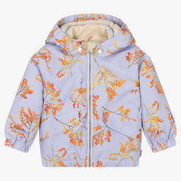 Molo-Girls Purple Mimosa Waterproof Jacket | Childrensalon Outlet