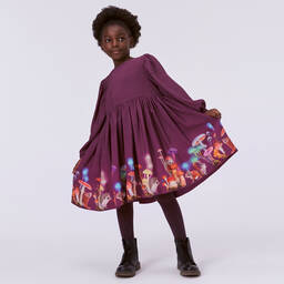 Molo-Фиолетовое платье из вискозы | Childrensalon Outlet