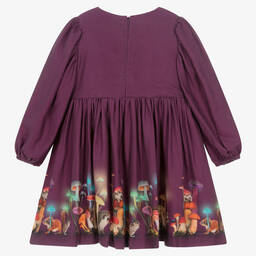 Molo-Фиолетовое платье из вискозы | Childrensalon Outlet