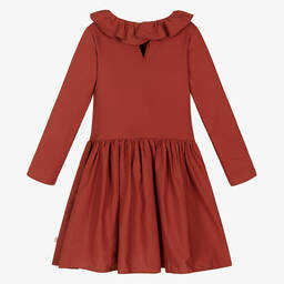 Molo-Красное платье из органического хлопка для девочек | Childrensalon Outlet