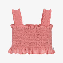 Molo-Girls Rose Voile Sleeveless Blouse | Childrensalon Outlet